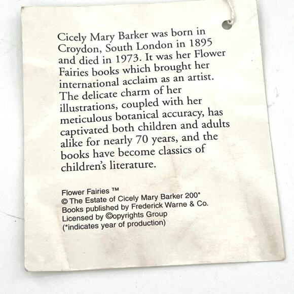 Tapisseries Du Lion Cicely Mary Barker Narcissus Fairy illustration pillow cover - Picture 7 of 8